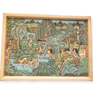 Balinese Framed Original Painting